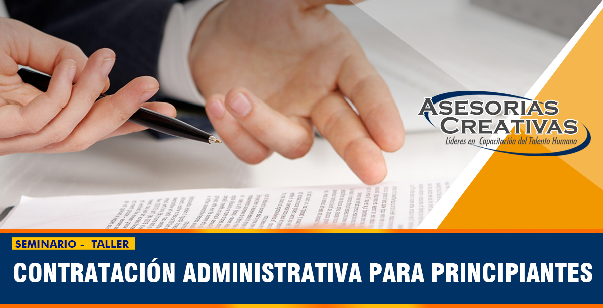 CONTRATACIÓN ADMINISTRATIVA PARA PRINCIPIANTES – Asesorías Creativas En ...